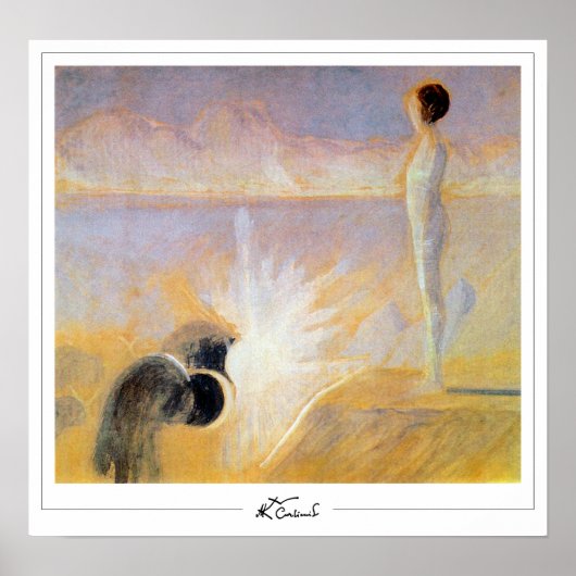 Mikalojus Konstantinas Ciurlionis Zedign Art Post. Poster (Voorkant)