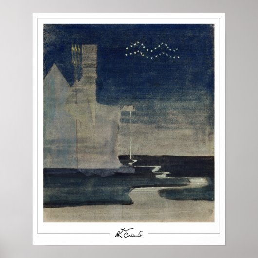 Mikalojus Konstantinas Ciurlionis Zedign Art Post. Poster (Voorkant)