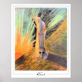 Mikalojus Konstantinas Ciurlionis Zedign Art Post. Poster