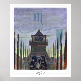 Mikalojus Konstantinas Ciurlionis Zedign Art Post. Poster