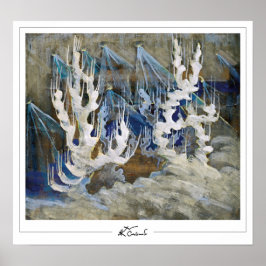 Mikalojus Konstantinas Ciurlionis Zedign Art Post. Poster