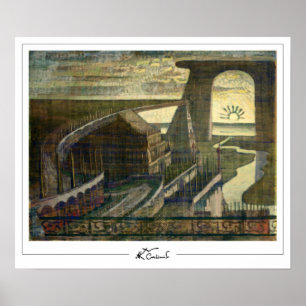 Mikalojus Konstantinas Ciurlionis Zedign Art Post. Poster