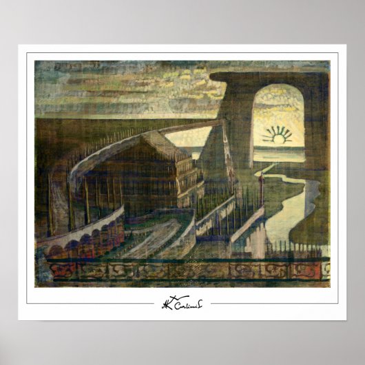 Mikalojus Konstantinas Ciurlionis Zedign Art Post. Poster (Voorkant)