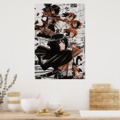 Mikasa Ackerman Attack op Titan Poster (Keuken)