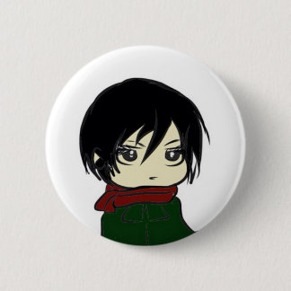 Mikasa Ackerman Pin Ronde Button 5,7 Cm