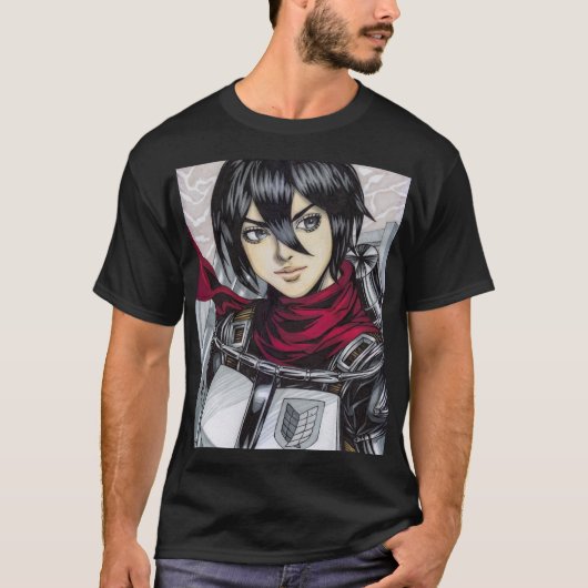 Mikasa Ackerman T-shirt (Voorkant)