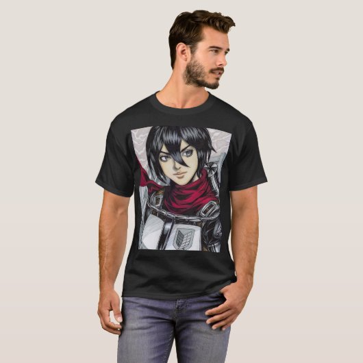 Mikasa Ackerman T-shirt (Voorkant volledig)