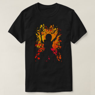 Mikasa Paint Splatter Anime Manga Shirt