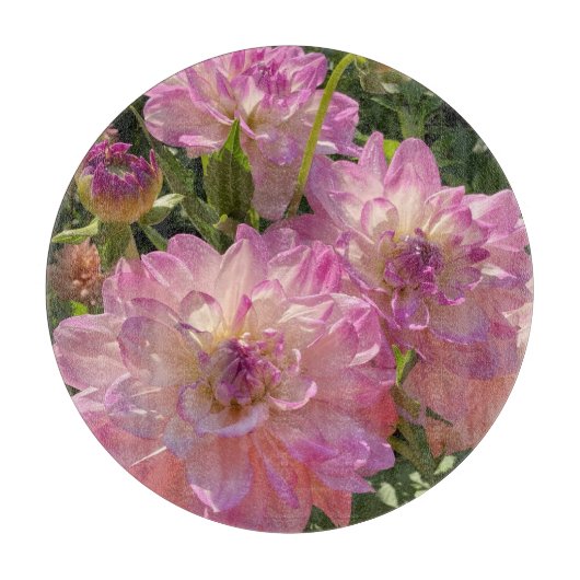 Mikayla Miranda Dahlia, mooie Paarse bloem Snijplank (Voorkant)