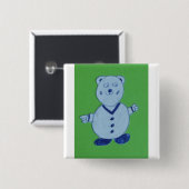 Mike 5,1 cm (2 inch) Square Badge Vierkante Button 5,1 Cm (Voorkant /achterkant)