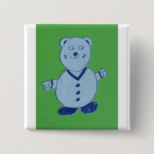 Mike 5,1 cm (2 inch) Square Badge Vierkante Button 5,1 Cm (Voorkant)
