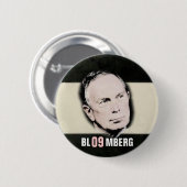 Mike Bloomberg Pin 2009 Ronde Button 5,7 Cm (Voorkant /achterkant)