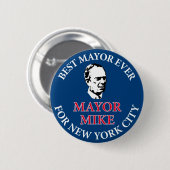 Mike Bloomberg voor burgemeester Ronde Button 5,7 Cm (Voorkant /achterkant)