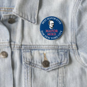 Mike Bloomberg voor burgemeester Ronde Button 5,7 Cm (In situ)