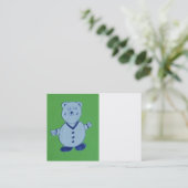 Mike Chubby-Visitekaartjes, 8,9 x 6,4 cm Visitekaartje (Staand voorkant)