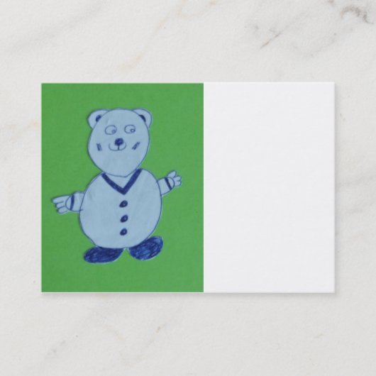 Mike Chubby-Visitekaartjes, 8,9 x 6,4 cm Visitekaartje (Voorkant)