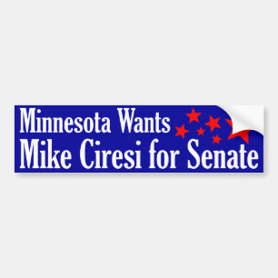 Mike Ciresi voor Senaat Bumpersticker