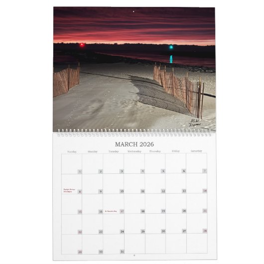 Mike Dalton Calendar 2026 Kalender (Mar 2026)