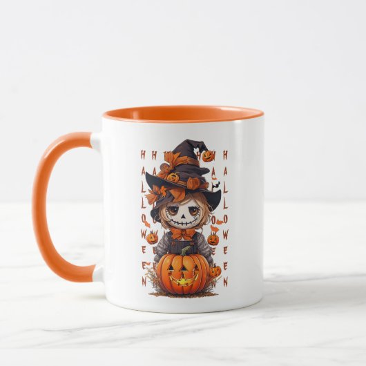 Mike, de Halloween vogelverschrikker Mok (Links)