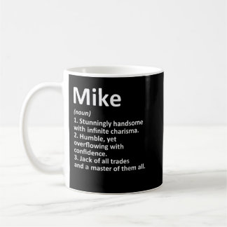 MIKE Definition Persoonlijke benaming Funny Birthd Koffiemok