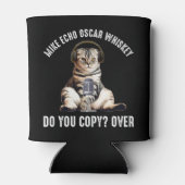 Mike Echo Oscar Whiskey Ham Radio Cat Blikjeskoeler (Achterkant)