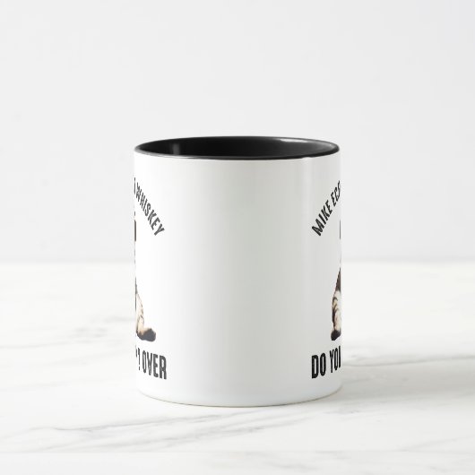 Mike Echo Oscar Whiskey Ham Radio Cat Mok (Midden)