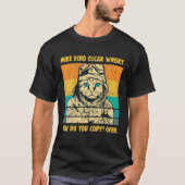 Mike Echo Oscar Whisky Flying Cat Pilot MEOW Cat O T-shirt (Voorkant)