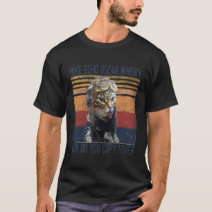 Mike Echo Oscar Whisky Hoe kopieer je Pilot Kat T-shirt