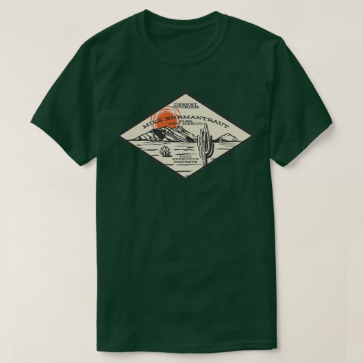 Mike Ehrmantraut Desert Courier T-shirt (Design voorkant)