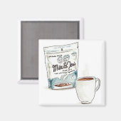 Mike en Jen's Cocoa Magnet (Voorkant / Achterkant)