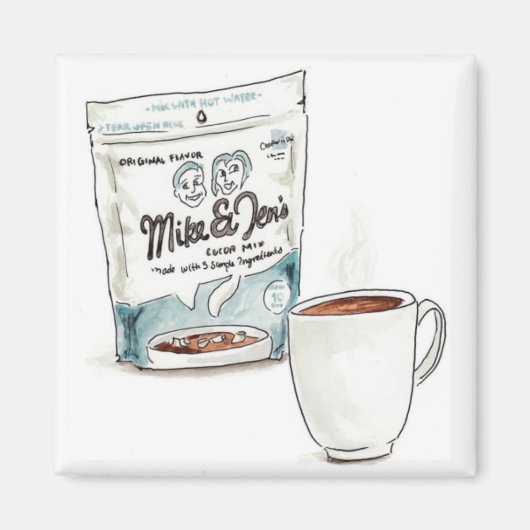 Mike en Jen's Cocoa Magnet (Voorkant)