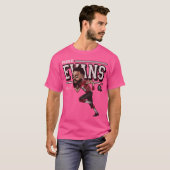 Mike Evans Tamba Bay Cartoon T-shirt (Voorkant volledig)