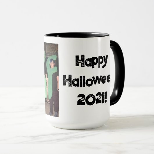 Mike familie Halloweem 2021 mok (Voorkant rechts)