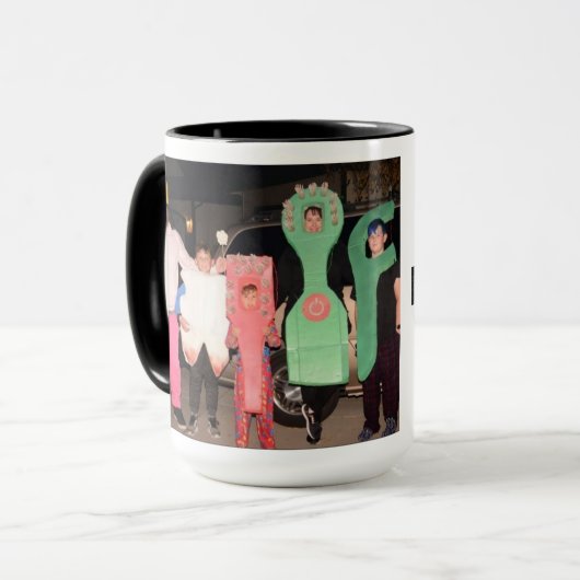 Mike familie Halloweem 2021 mok (Voorkant links)