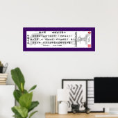 Mike Ford Transmission Certificate Scroll Poster (Thuiskantoor)