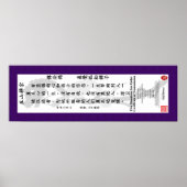 Mike Ford Transmission Certificate Scroll Poster (Voorkant)