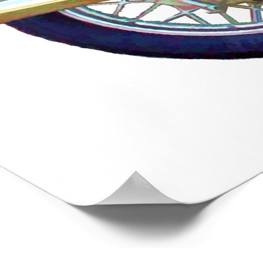 Mike Garrett Motorcycle Poster (Hoek)