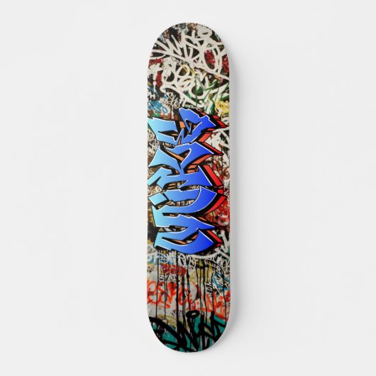 Mike Graffiti Custom Personalized Skateboard (Voorkant)