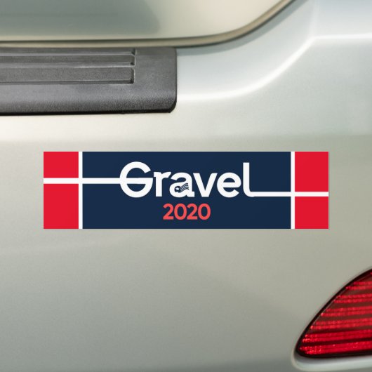 Mike Gravel 2020 Bumpersticker (Op auto)