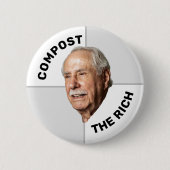 Mike Gravel 2020 Ronde Button 5,7 Cm (Voorkant)