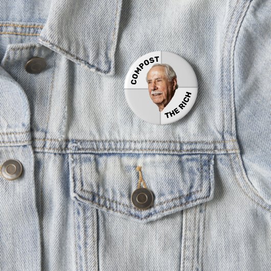 Mike Gravel 2020 Ronde Button 5,7 Cm (In situ)