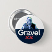 Mike Gravel 2020 Ronde Button 5,7 Cm (Voorkant /achterkant)