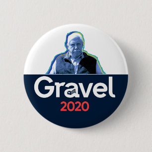 Mike Gravel 2020 Ronde Button 5,7 Cm