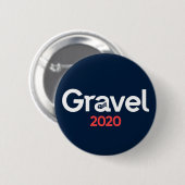 Mike Gravel: Anti-oorlogskandidaat Ronde Button 5,7 Cm (Voorkant /achterkant)