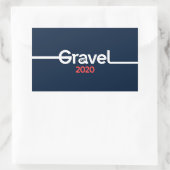 Mike Gravel voor President 2020 Rechthoekige Sticker (Tas)