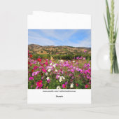 Mike Happy Birthday California Vineyards Kaart (Achterkant)