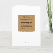 Mike Happy Birthday Woorden van Lof Kaart (Achterkant)