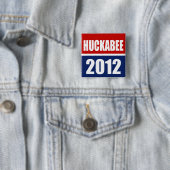 MIKE HUCKABEE 2012 VIERKANTE BUTTON 5,1 CM (In situ)
