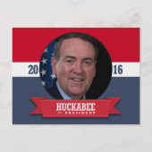 MIKE HUCKABEE 2016 BRIEFKAART (Voorkant)