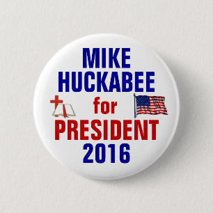 Mike Huckabee 2016 Ronde Button 5,7 Cm